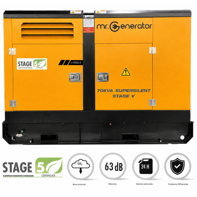 J70SSI.5 - 70 kVA SUPER SILENZIATO STAGE 5
