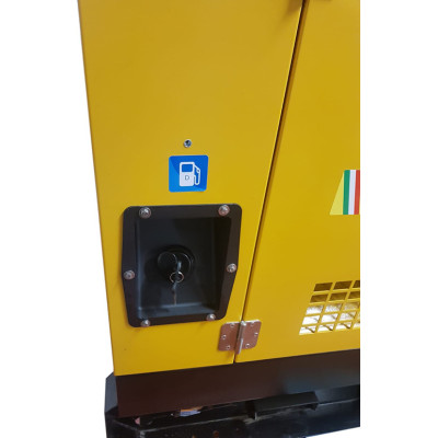 Gruppo elettrogeno generatore di corrente da 90kVA pari a 56kW Silenziato Serie GTD/4 Modello "J90Si"