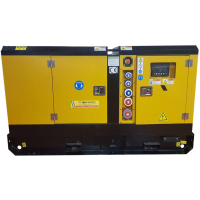 Gruppo elettrogeno generatore di corrente da 70kVA pari a 56kW in continuo DIESEL SILENZIATO – 1500 rpm