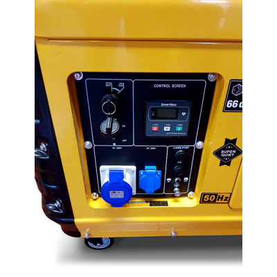 GMD8500INS-E – Gruppo Elettrogeno Diesel SUPER SILENT 7.5 kVA / 6 kW Monofase