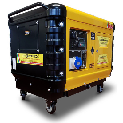 Gruppo elettrogeno generatore di corrente da 6kW monofase 230V 50Hz  DIESEL ID SUPER SILENZIATO EURO 5