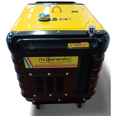GMD8500INS-E + ATS emergenza rete automatico – Gruppo Elettrogeno Diesel SUPER SILENT 7.5 kVA / 6 kW Monofase