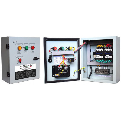 GMD8500INS-E + ATS emergenza rete automatico – Gruppo Elettrogeno Diesel SUPER SILENT 7.5 kVA / 6 kW Monofase