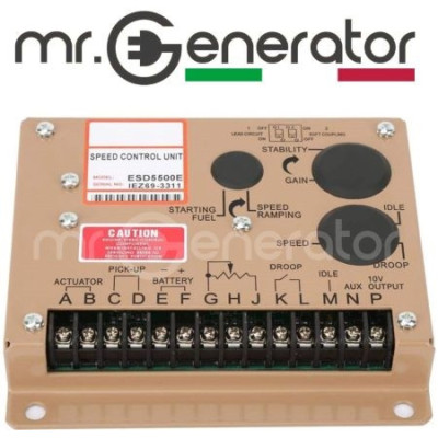 Unità di Controllo Regolatore di Giri Elettronico Motore – Modello GAC ESD5500E Per gruppi elettrogeni diesel e gas