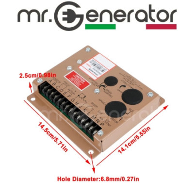 Unità di Controllo Regolatore di Giri Elettronico Motore – Modello GAC ESD5500E Per gruppi elettrogeni diesel e gas