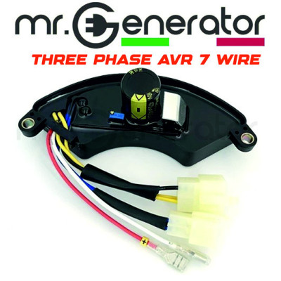 AVR Regolatore Automatico di Tensione Trifase 7 Fili per Generatore e Gruppo Elettrogeno da 4 a 8kW