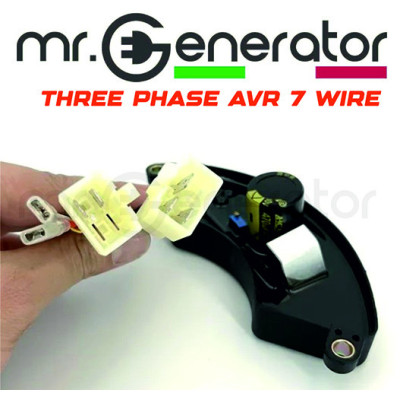 AVR Regolatore Automatico di Tensione Trifase 7 Fili per Generatore e Gruppo Elettrogeno da 4 a 8kW