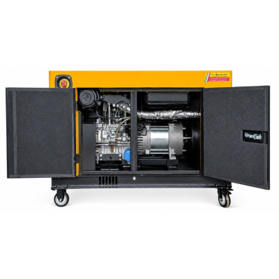 Gruppo elettrogeno generatore di corrente da 15kVA pari a 12kW con tecnologia DUAL POWER ( e/o FULL POWER) stessa potenza + ATS