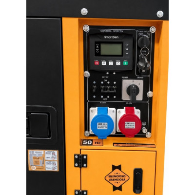Gruppo elettrogeno generatore di corrente da 10kVA pari a 8kW con tecnologia DUAL POWER ( e/o FULL POWER) stessa potenza + ATS