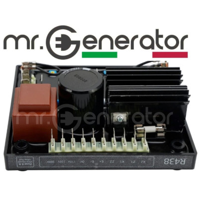 AVR R 438 by LEROY SOMER , regolatore automatico di tensione per alternatori.