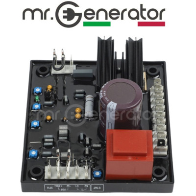 AVR R 438 by LEROY SOMER , regolatore automatico di tensione per alternatori.