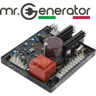 AVR R 438 by LEROY SOMER , regolatore automatico di tensione per alternatori.