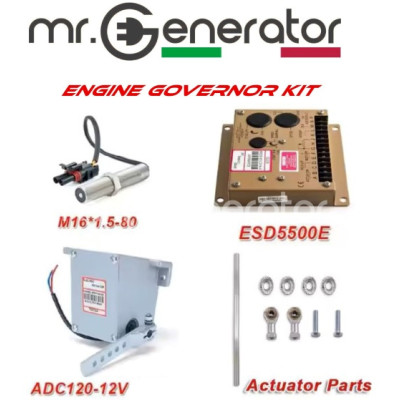 Kit completo controllo motore con ESD5500E+Attuatore ADC120/12V+Sensore MPU con pickup magnetico