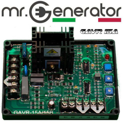 AVR GAVR 15A REGOLATORE DI TENSIONE PER GENERATORE GRUPPO ELETTROGENO UNIVERSALE