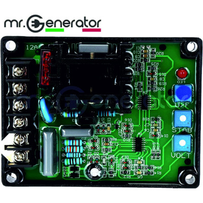 AVR GAVR 12A REGOLATORE DI TENSIONE PER GENERATORE GRUPPO ELETTROGENO UNIVERSALE