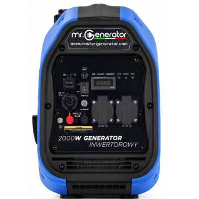 Gruppo elettrogeno generatore di corrente da 2.5kVA pari a 2kW con tecnologia inverter super silenziato compatto, portatile e le