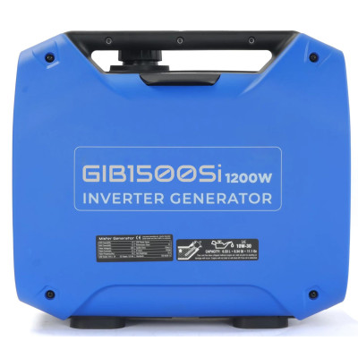 Gruppo elettrogeno generatore di corrente da 1.5kVA pari a 1.2kW con tecnologia inverter super silenziato compatto portatile