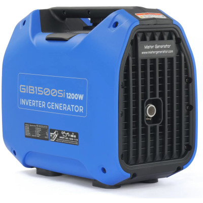 Gruppo elettrogeno generatore di corrente da 1.5kVA pari a 1.2kW con tecnologia inverter super silenziato compatto portatile