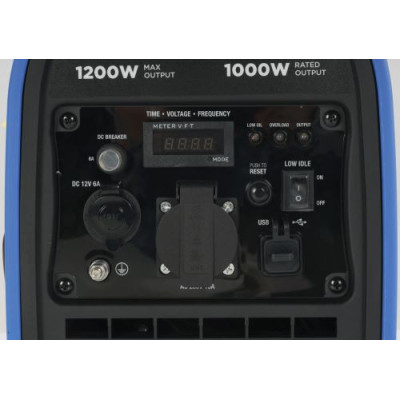 Gruppo elettrogeno generatore di corrente da 1.5kVA pari a 1.2kW con tecnologia inverter super silenziato compatto portatile