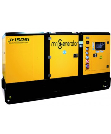 Gruppo elettrogeno 150kVA generatore di corrente Diesel Id Silenziato 1500giri Trifase mod. J150Si